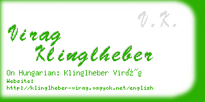 virag klinglheber business card